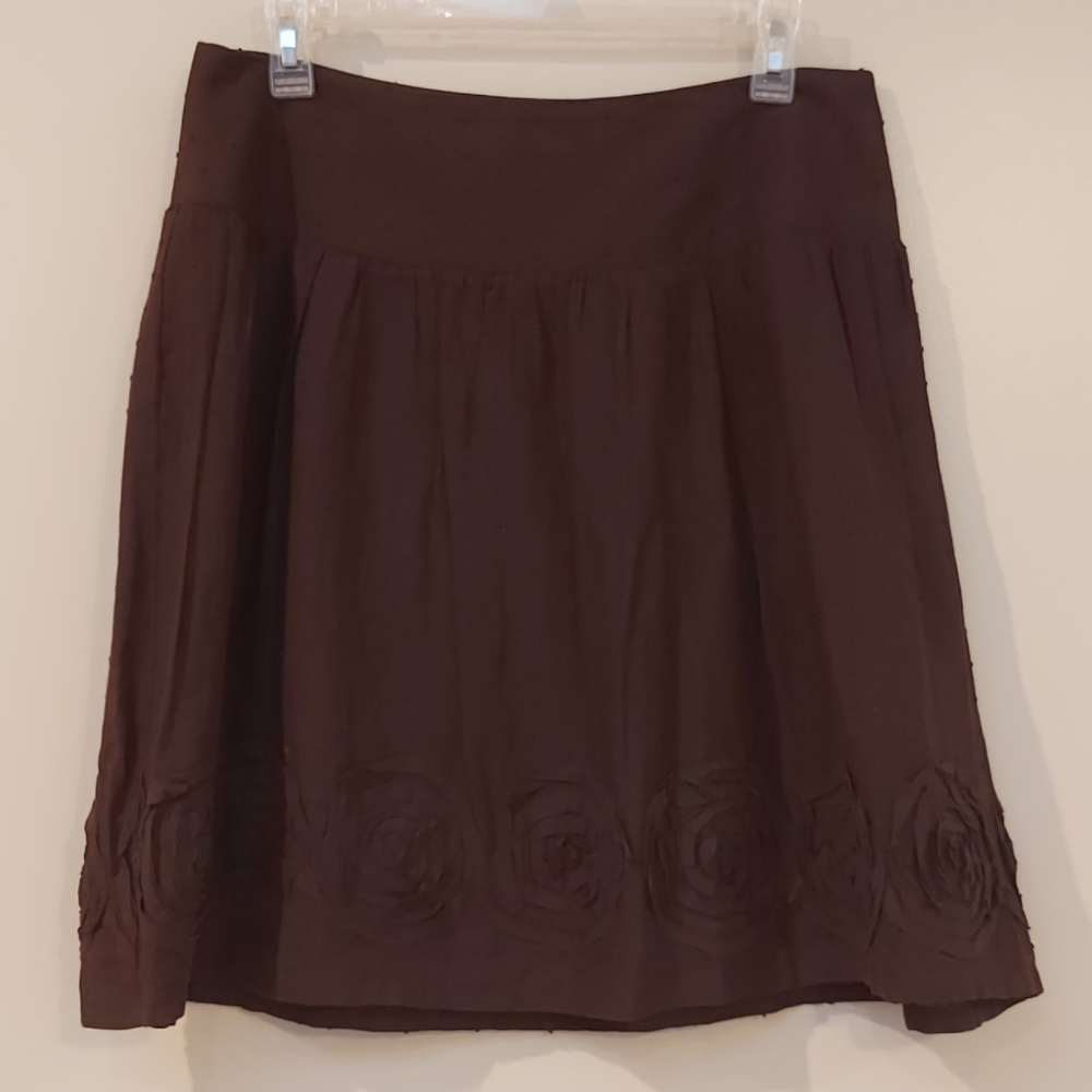 Willi Smith rosette skirt